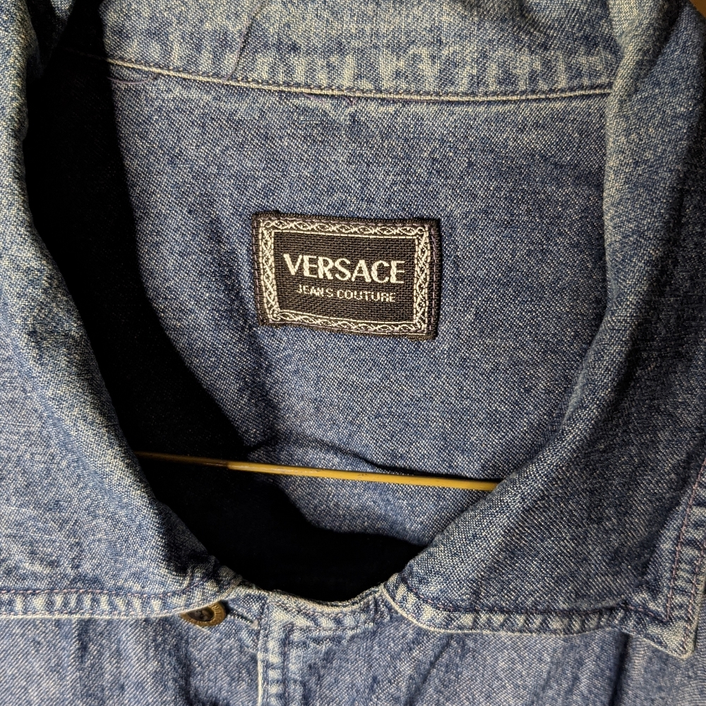 Versace denim shirt